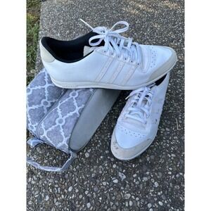 Adidas Adicross Ladies Golf Shoes Sz 10  White / Beige with‎ GloveIt case